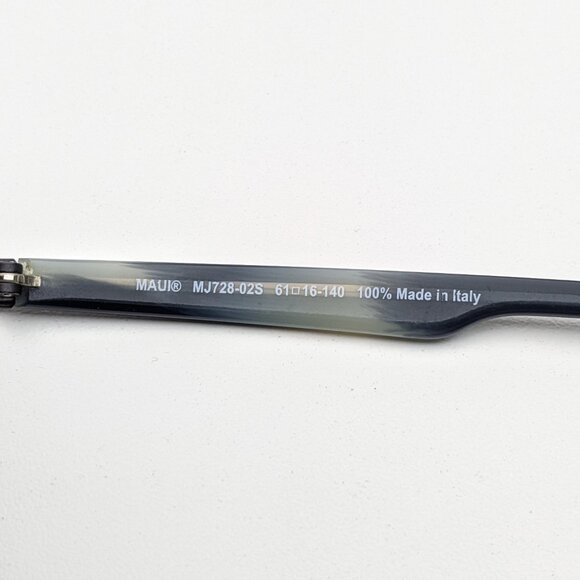 🕶️Made in Italy! Maui Jim MJ728-2M Castles Sunglasses 61/16 140 /ALO206🕶️ - Picture 7 of 11